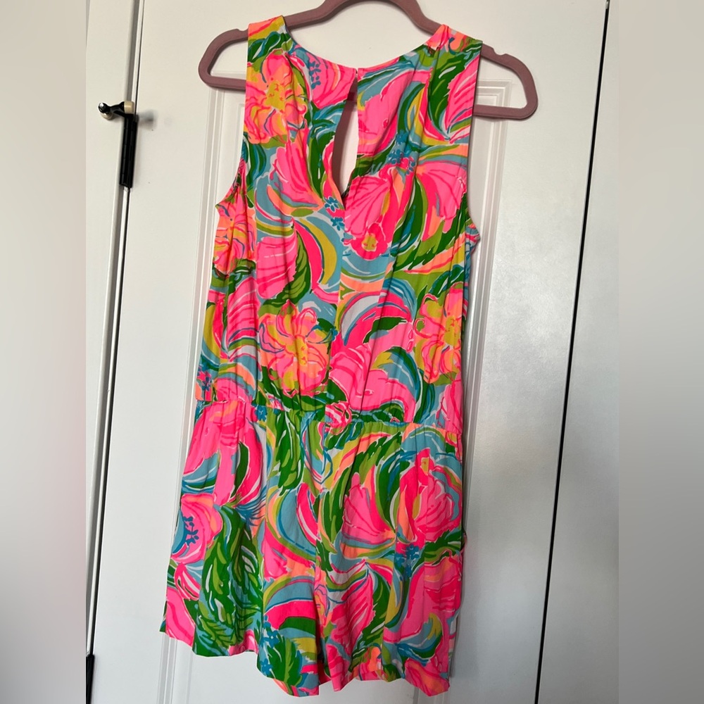 Lilly Pulitzer Tybee So A Peeling Print Tassel Romper - Picture 5 of 5